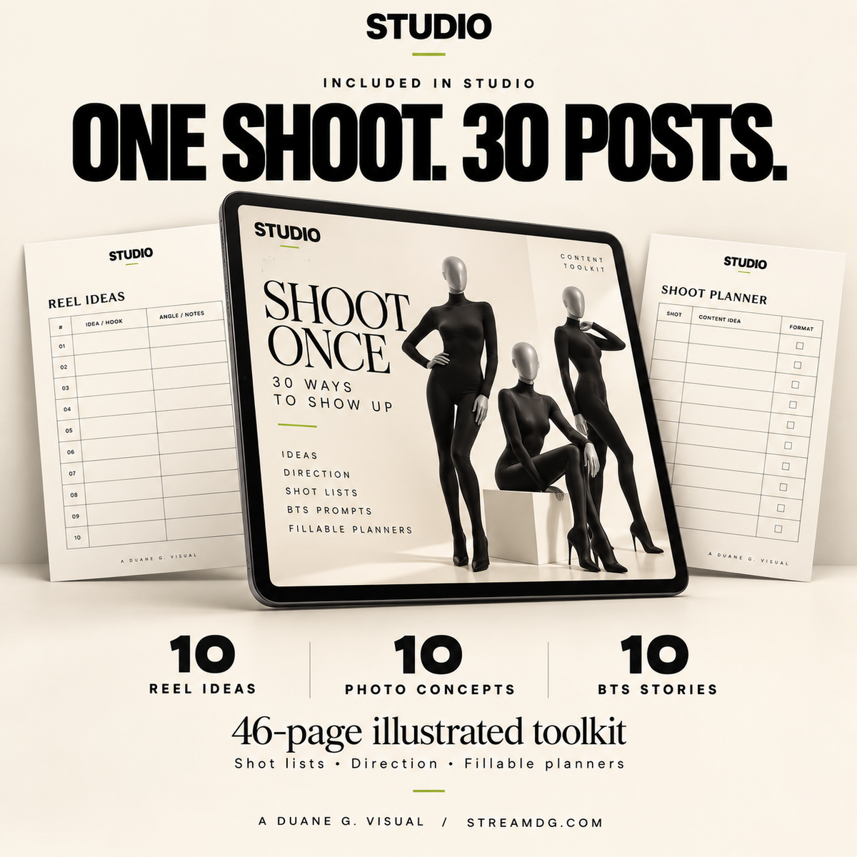 Plan the shoot. Build the business.